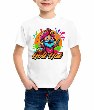 PrintMall Pack of 3 Boys Cotton Blend T-Shirt ( White )