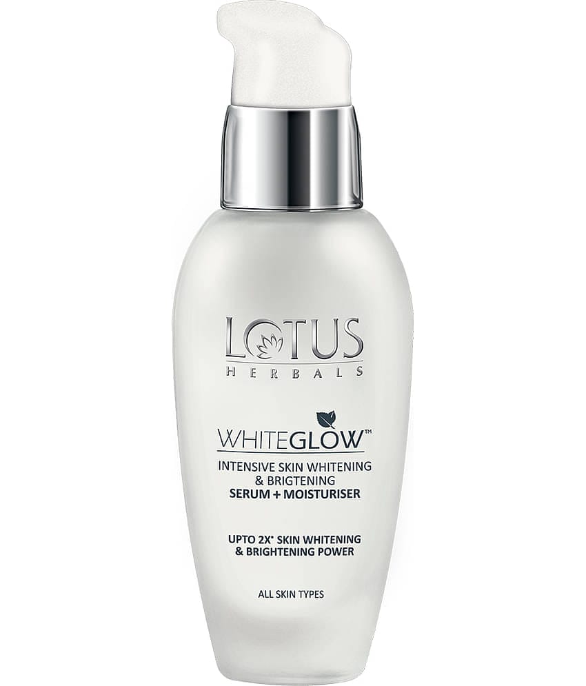Lotus Herbals Whiteglow Intensive Skin Whitening & Brightening Serum + Moisturiser, 30Ml