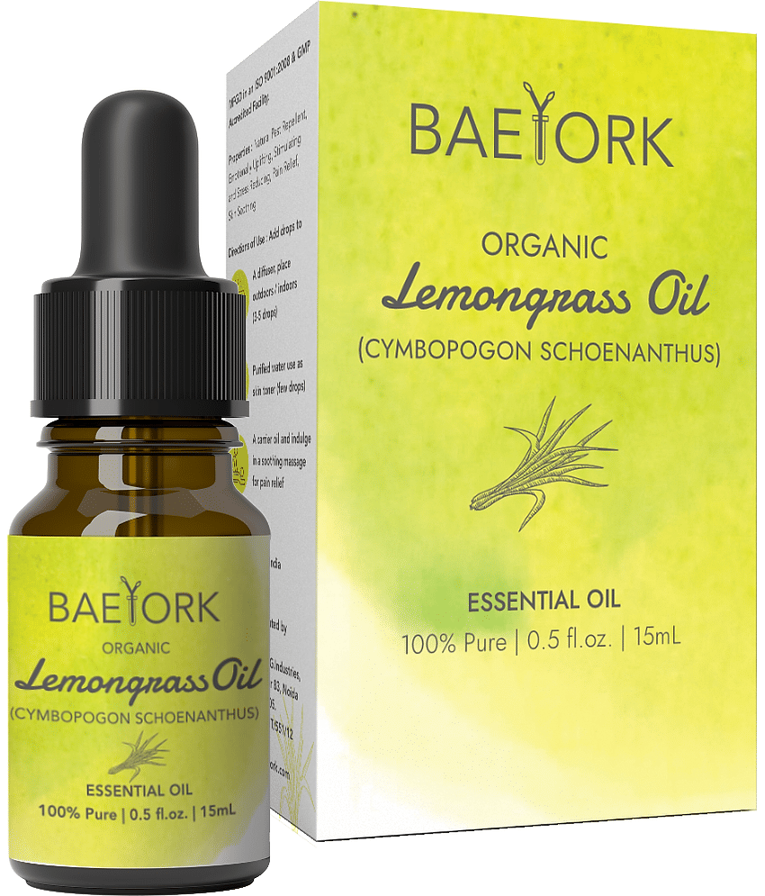 Baeyork Lemongrass Oil Essential Oil 15 mL