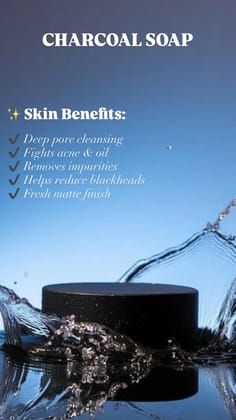 Activated Charcoal Detox Soap   100 G