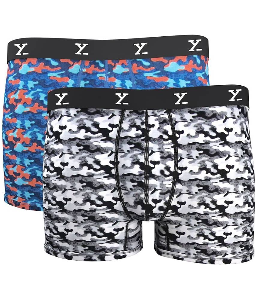XYXX Pack of 2 Modal Trunks For Men's ( Multicolor )