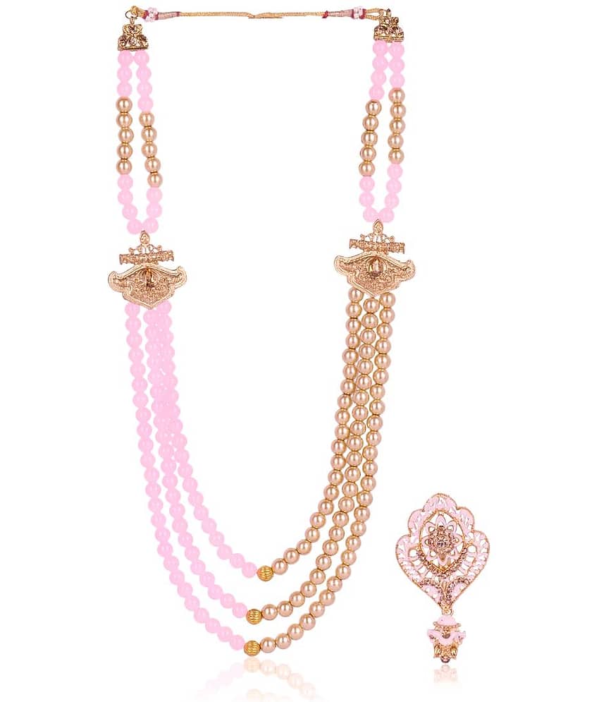 Wedding Groom Mala & Brooch Set for Men
