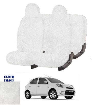 Nissan Micra White 5 Seater Car Seat Cover