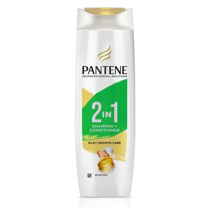 Pantene Advanced Hairfall Solutions 2in1 Shampoo + Conditioner Silky Smooth Care 340ml Pantene Advanced Hairfall Solutions 2in1 Shampoo + Conditioner Silky Smooth Care 340ml