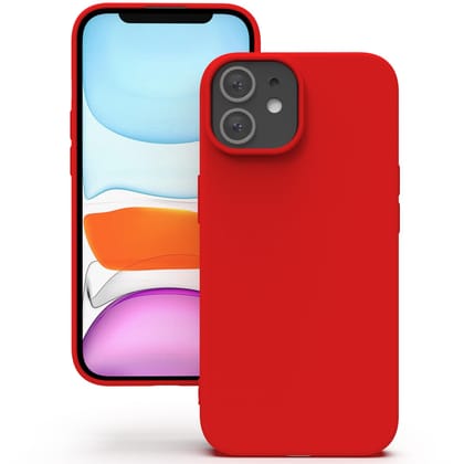 YATWIN Silicone Back Case for iPhone 11, Soft-Touch Phone Back Cover for Apple iPhone 11 - Red YATWIN Silicone Back Case for iPhone 11, Soft-Touch Phone Back Cover for Apple iPhone 11 - Red - Red / iPhone 11