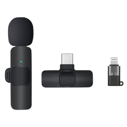 WRADER K8 wireless lavalier microphone for iphone & android