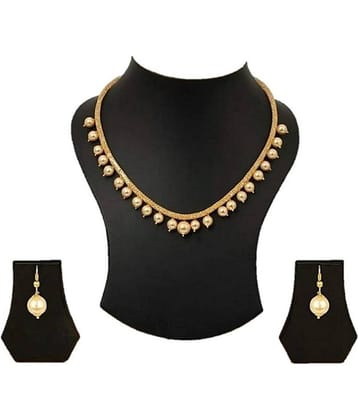 Molika - Gold Alloy Necklace Set ( Pack of 1 )