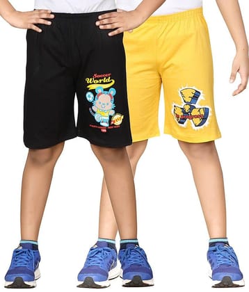 Dongli Pack of 2 Shorts For Boys ( Yellow )