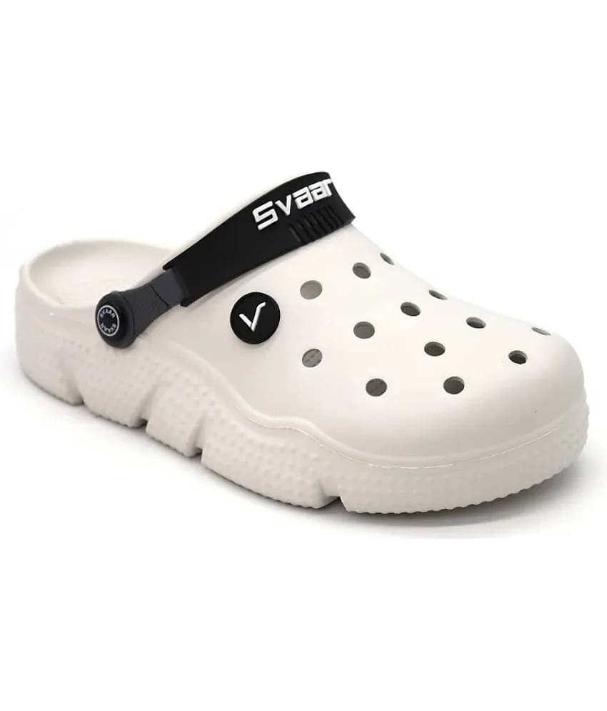 Svaar - Off White Men's Clogs