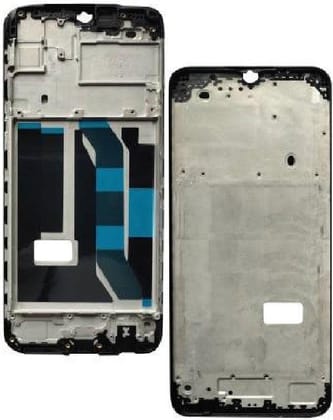 LCD Display Chrome Bezel Middle Frame for Realme C3 Black