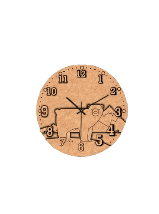 Dbeautify's DIY Bear Wall Clock for Kids