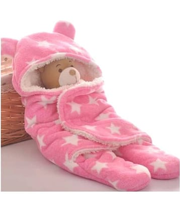 aurapuro Pink Polyester Baby Sleep Sack ( Pack of 1 )