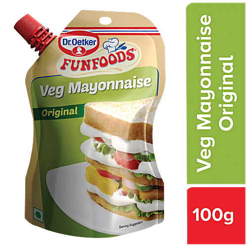 Dr. Oetker FunFoods Veg Mayonnaise Original, 100 g