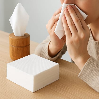 Soft Facial Tissue Paper Napkins Set (50 Pcs Set)
