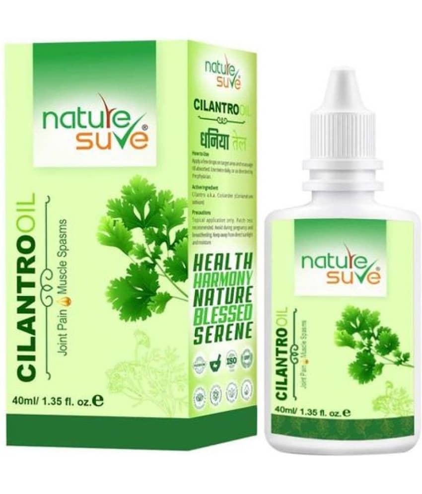 Nature Sure Cilantro Dhania Oil For Joint Pain Oil 40 Ml Pack of 1