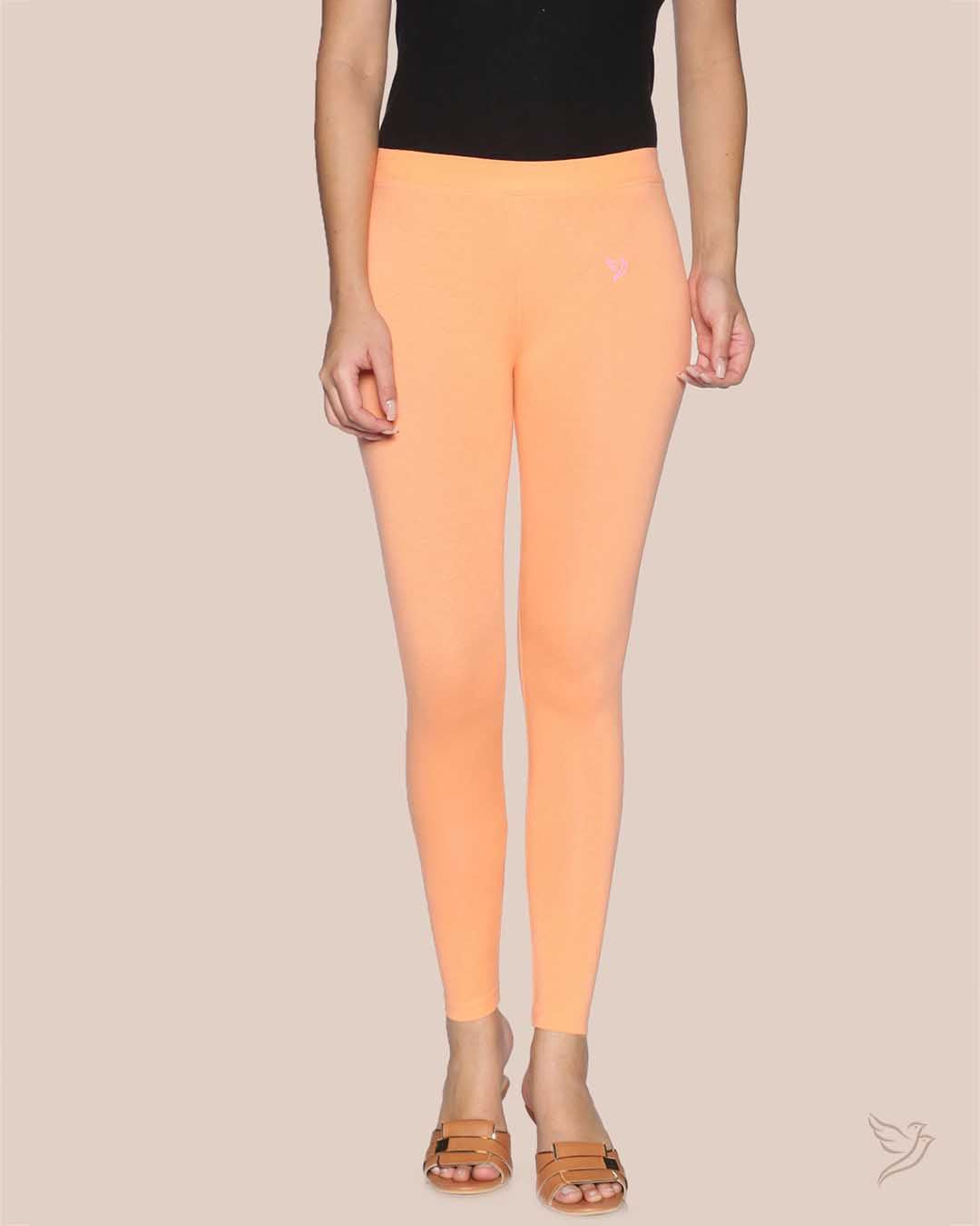 Cotton Ankle Legging - Pumpkin Puree-S / Pumpkin Puree