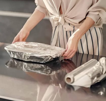 RKG INDUSTRY ALUMINIUM FOIL 72 METER 11 MICRONS RKG INDUSTRYALUMINIUM FOIL PAPER (PACK OF 1) ALUMINIUM FOIL  (72 M)