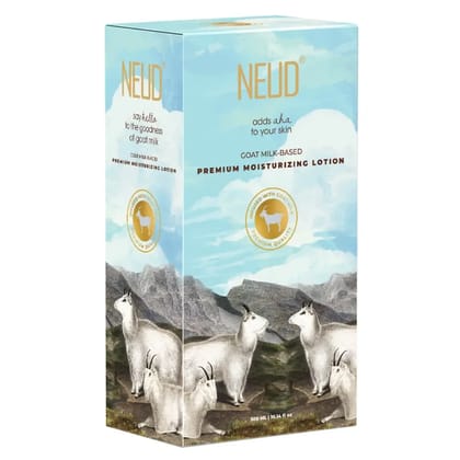 NEUD Goat Milk Moisturizing Lotion 300 ml for Men and Women