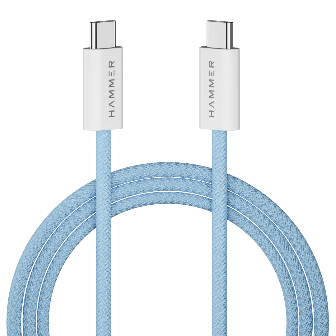 Hammer 65W Type C - Type C Fast Charging Tangle Free Wire