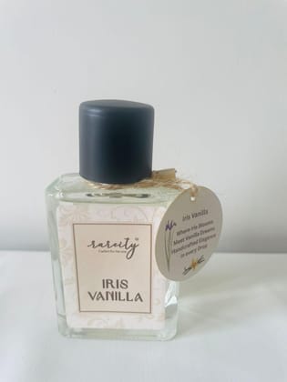 Rareity Perfume – Iris Vanilla 50ml | Unisex Fragrance for Men and Women | Elegant Long-Lasting Scent| Travel-Friendly