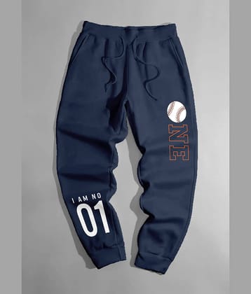 CODEZ Pack of 1 Boys Fleece Trackpant ( Blue )