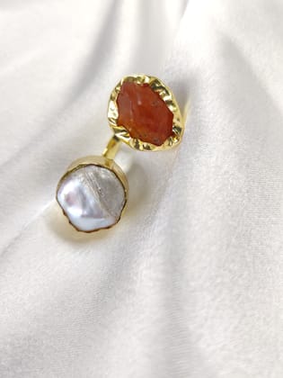 Aria Ring, Carnelian-adjustable