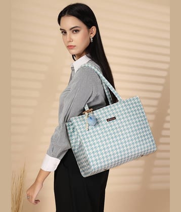 ENSAC Tote Bag Polyster Set of 1 ( Blue )