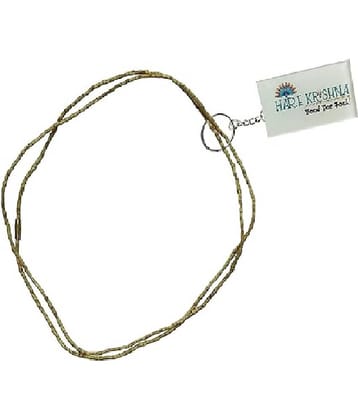 Hare Krishna Food For Soul 2 Round Kanthi Mala | 2 Layer Mala | Iskcon Mala 1 Mukhi Tulsi Mala ( Pack of 1 )