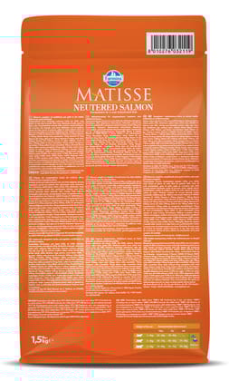 Matisse Neutered Salmon Cat Dry Food Adult 1.5kg