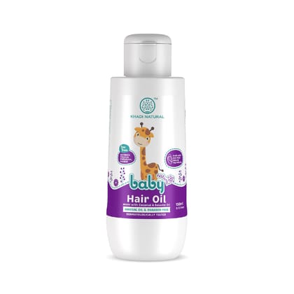 Khadi Natural Baby Hair Oil with Coconut and Sesame Oil for Hair Growth - 150ml Khadi Natural Baby Hair Oil with Coconut and Sesame Oil for Hair Growth - 150ml