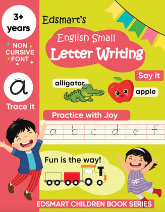 Edsmart English Writing Book Small Letters Alphabets Abc, Four Line Books For Kids Writing - Handwriting Improvement Books Alphabets For Kids Learningwriting Practice For 3+ Year Old [Paperback] [Jan 01, 2021] EDSMART EDU SERVICES PRIVATE LIMITED