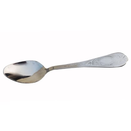 Stainless Steel Baby Spoon Mirror Finish Feeding Spoon (SMAS088 B)