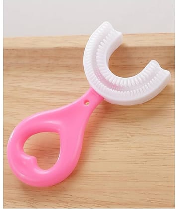 Silicone Tooth Brush Head 360 Degree Cleansing U Shaped Toothbrush, Pack of 1