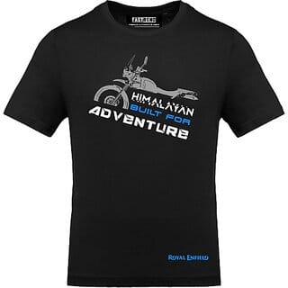 FastB Men Typography Round Neck Black T-Shirt