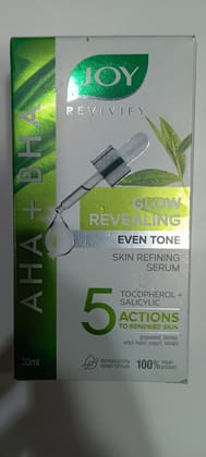 Joy revivify glow revealing even tone skin serum 30 ml