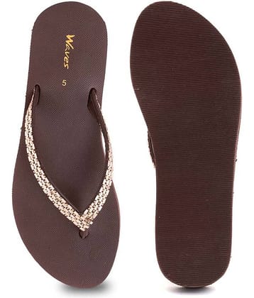 KHADIM Brown Women's Slipper