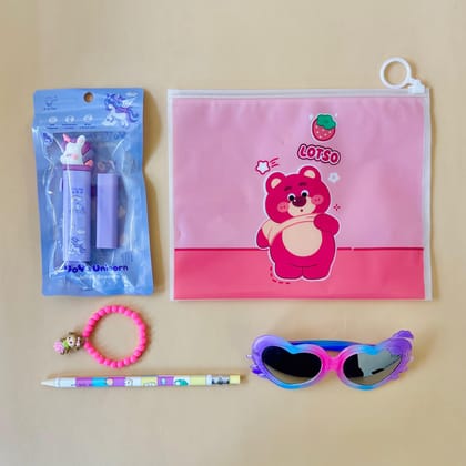 Strawberry Bear Pouch Hamper
