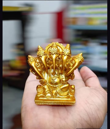 PAYSTORE Resin Lord Ganesha Idol ( 5 cm )