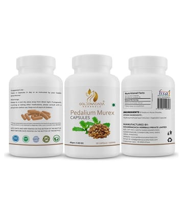 GOLDENACACIA HERRBALS Pedalium Murex 500mg 90 Capsule 1 no.s