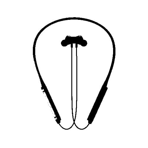 Walta Elite Glam 11 Bluetooth Neckband Lightweight, ENC low latency and Playtime 25 hours- Black