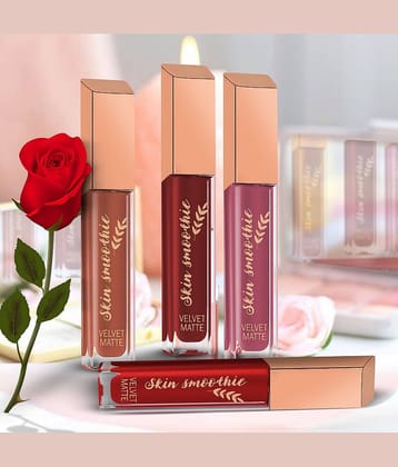 SKIN SMOOTHIE Red Matte Lipstick 12Ml