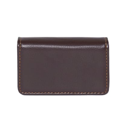 Storite Compact Stitched PU Leather Card Holder Wallet