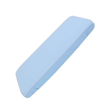 DUSK BLUE BLUE FITTED CRIB SHEET (120cm x 60cm)