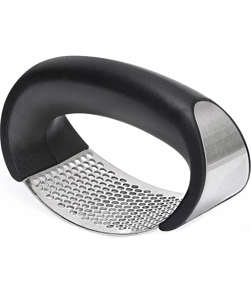 GKBOSS Black Stainless Steel Garlic Peeler ( Pack of 1 )