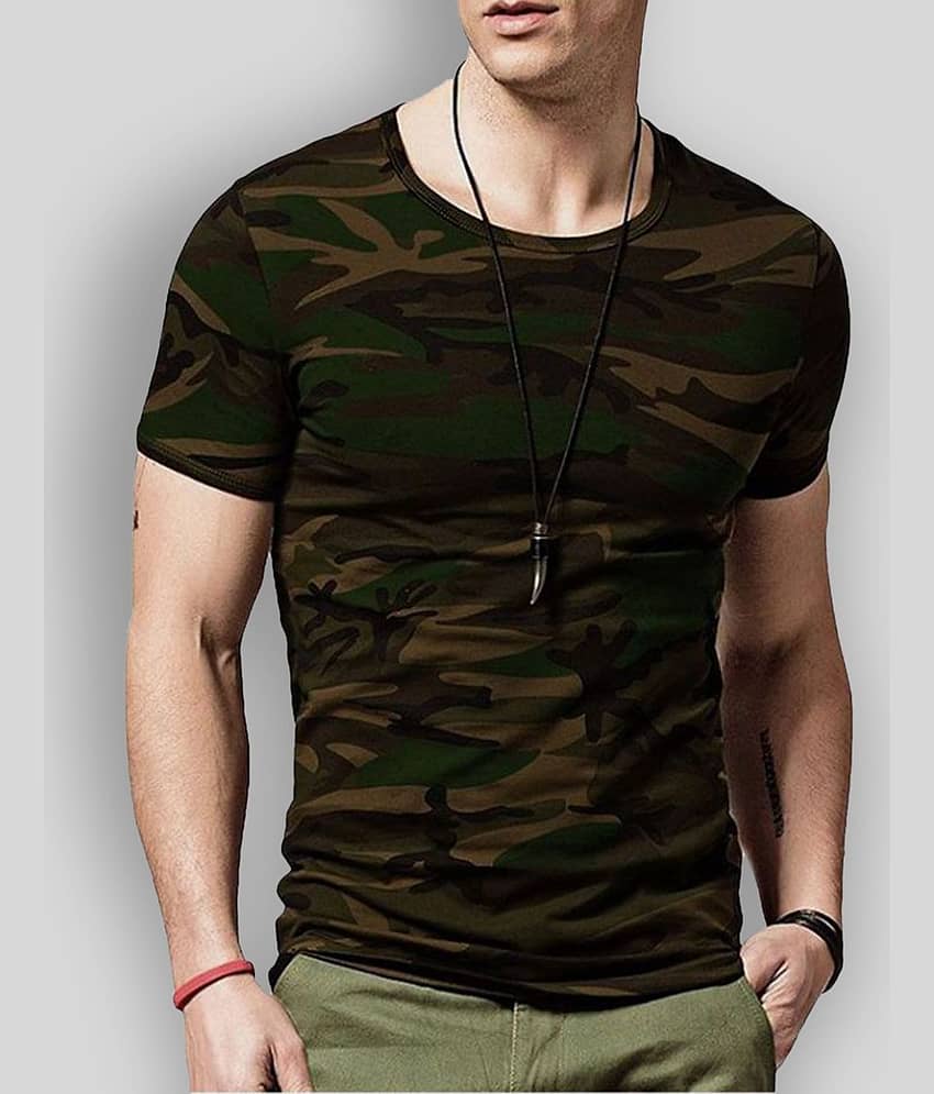 Veirdo Pack of 1 Cotton Regular Fit Men's T-Shirt ( Multicolor )