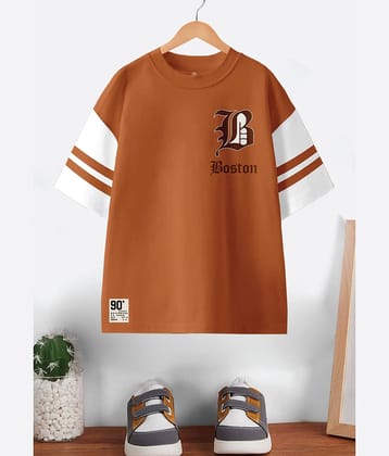 CODEZ Pack of 3 Boys Cotton T-Shirt ( Rust )
