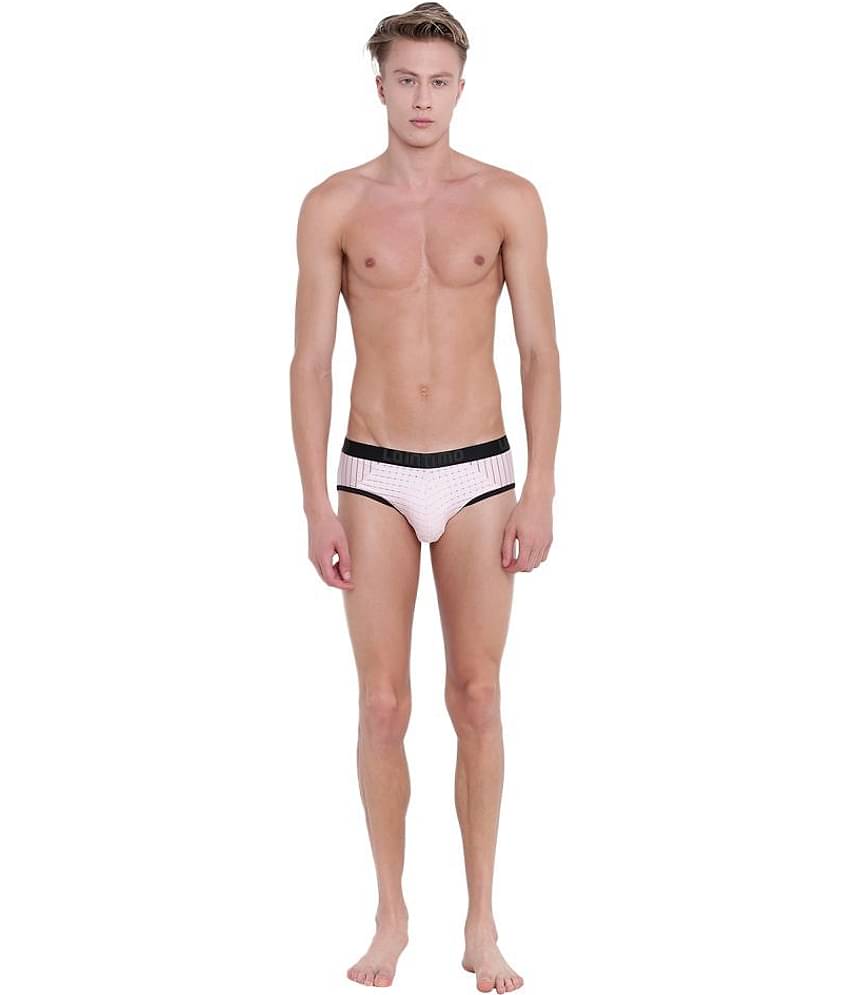 La Intimo Pack of 1 Polyester Briefs For Men's ( Red )