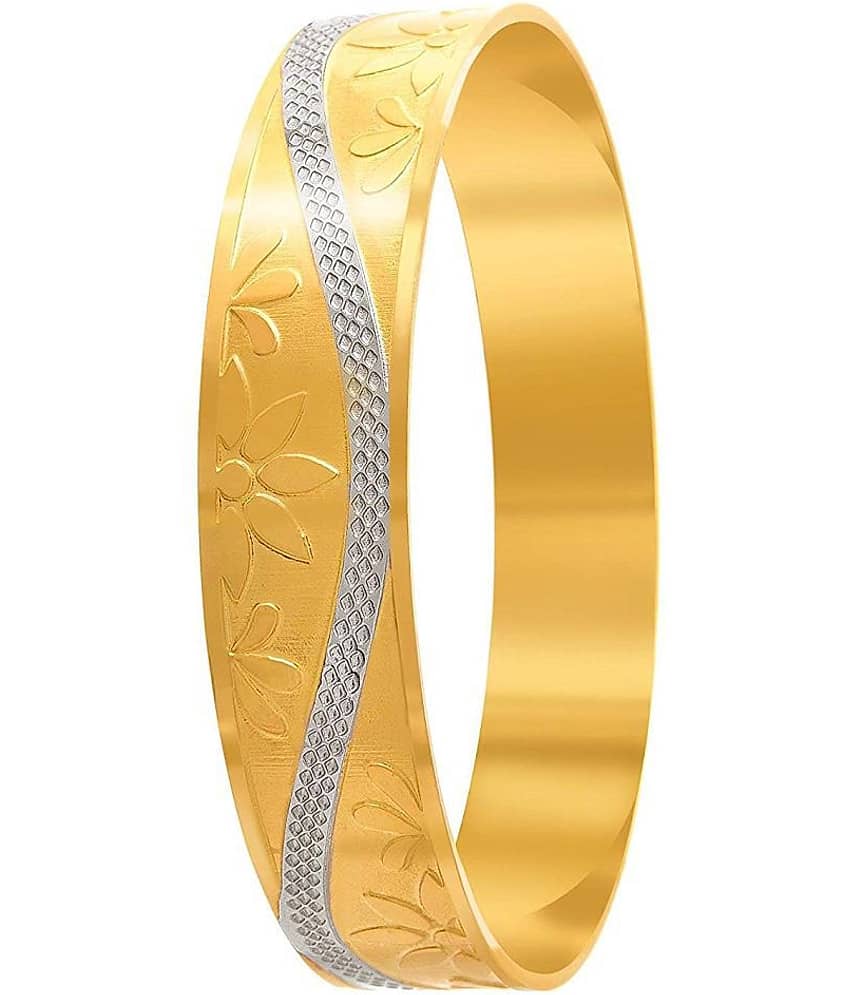 Traditional Ethnic One Gram Gold Plated Designer Kada Bangle for Women & Girls