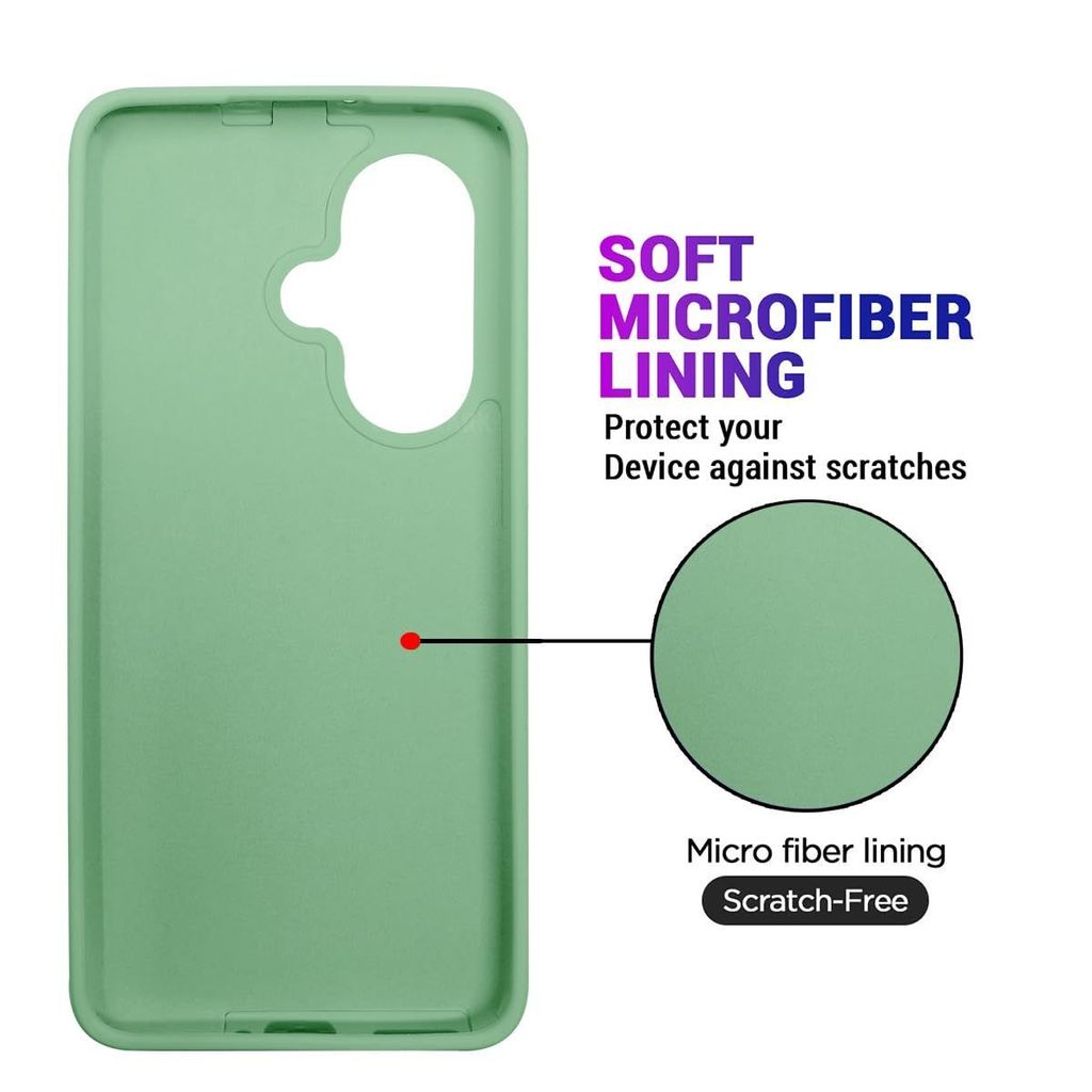 LIRAMARK Liquid Silicone Soft Back Cover Case for Oneplus Nord 3 5G