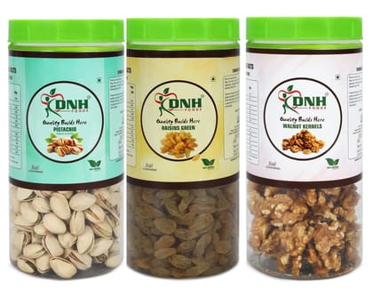 DRY FRUITS COMBO 1.50 KG  PACK  500G X 3 PC